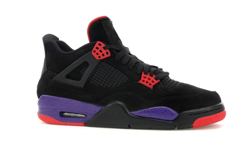 Air Jordan 4 Retro Raptors - Black/Court Purple-University Red - AQ3816-065 - 02