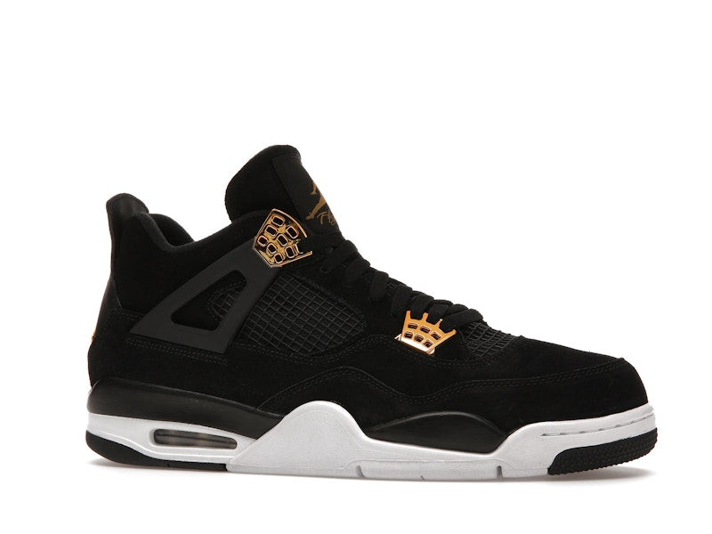 Air Jordan 4 Retro Royalty - Black/Metallic Gold-White - 308497-032 - 02
