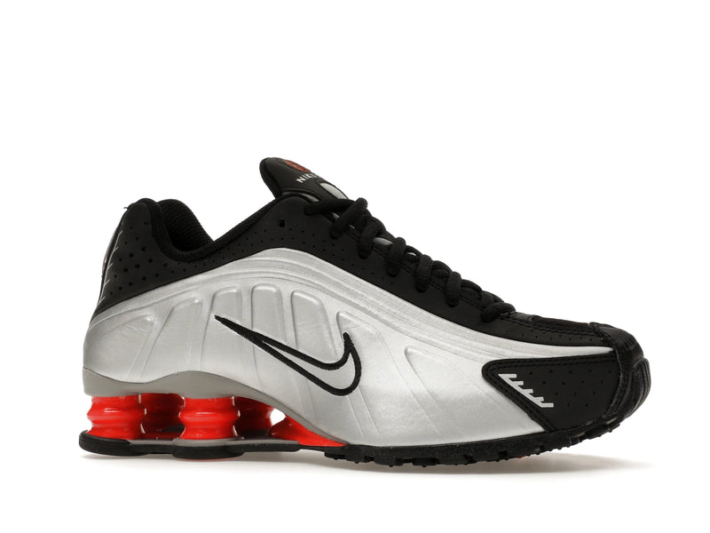 Nike Shox R4 Metallic Silver Black Picante Red (GS) - Metallic Silver/Black/Picante Red/Metallic Silver - CW2626-005 - 02