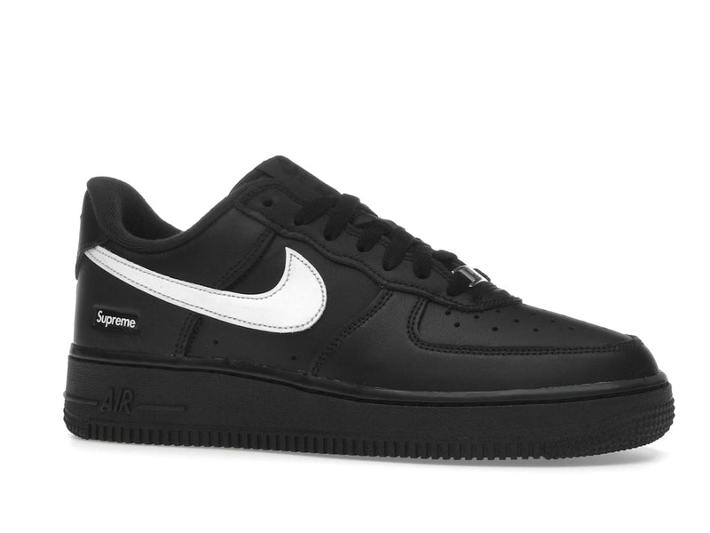 Nike Air Force 1 Low Supreme Black White - Black/White/Black - CU9225-002 - 02