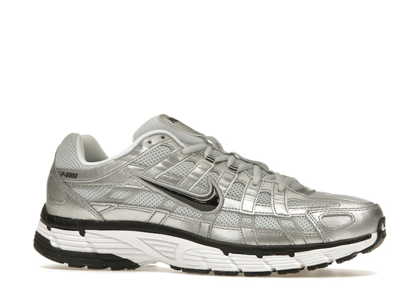 Nike P-6000 Metallic Silver Pure Platinum (Women's) - White/Metallic Silver/Pure Platinum/Black - FD9876-101 - 02