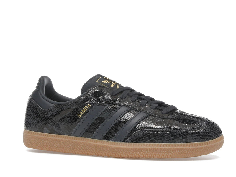 Adidas Samba OG Snakeskin Black - Core Black/Grey Six/Gum 3 - JQ3532 - 02