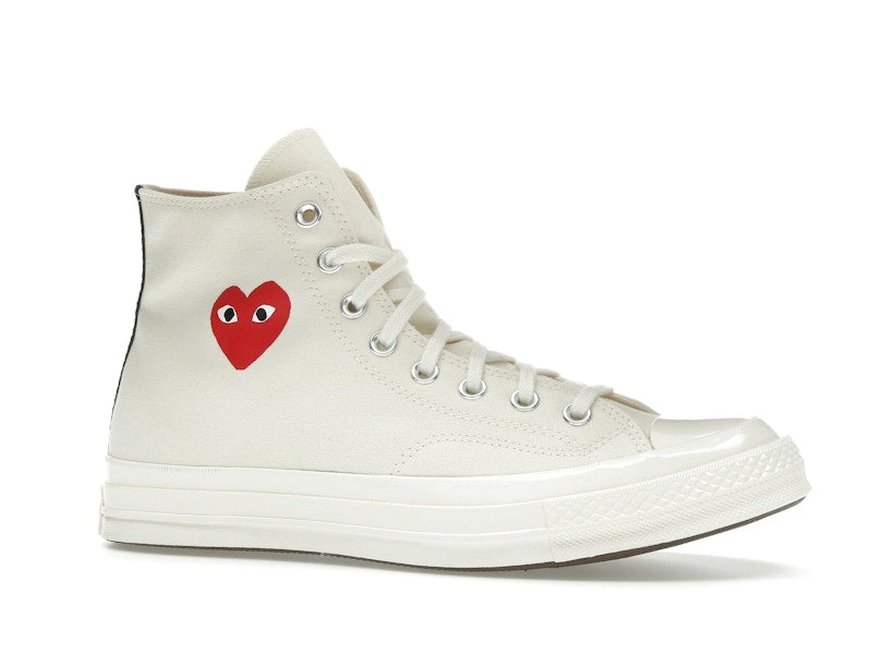 Converse Chuck Taylor All Star 70 Hi Comme des Garcons PLAY Single Heart Milk - Ansicht 3