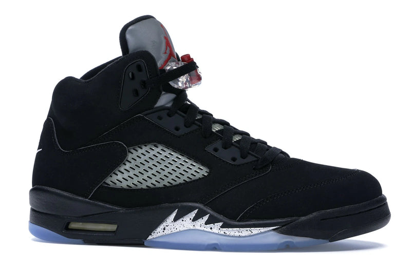 Jordan 5 Retro Black Metallic (2016) - Black/Fire Red-Metallic Silver-White - 845035-003 - 02
