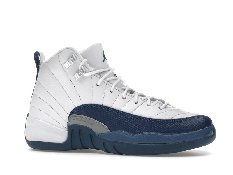 Air Jordan 12 Retro French Blue (2025) (GS) - White/French Blue/Metallic Silver/Varsity Red - 153265-114 - 02