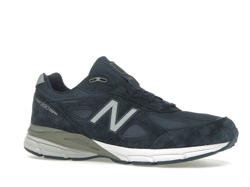 New Balance 990v4 MiUSA Navy - Navy/Silver - U990NV4 - 02