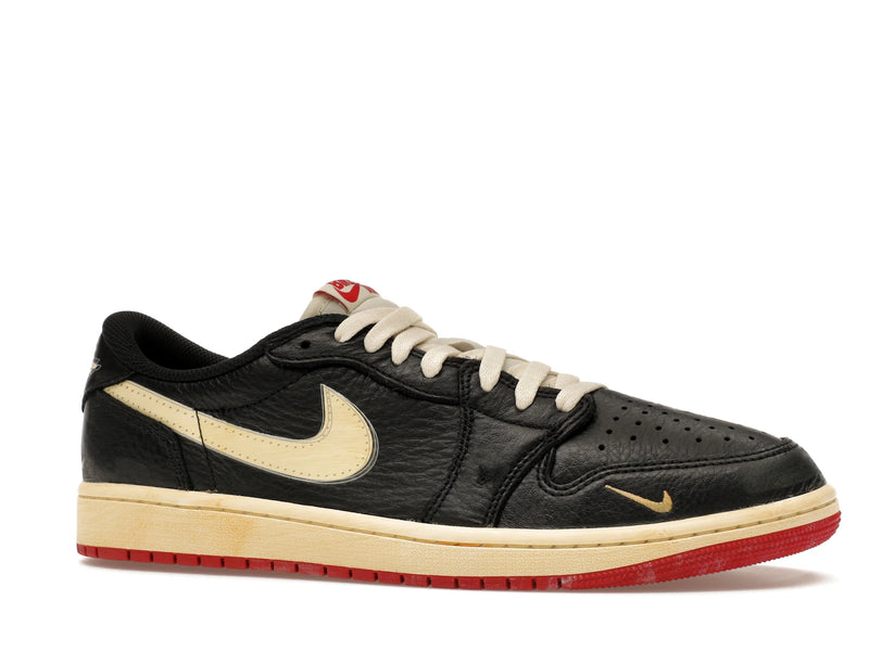 Air Jordan 1 Retro Low OG Nigel Sylvester Better With Time - Black/Muslin/Varsity Red - IB8958-001 - 02