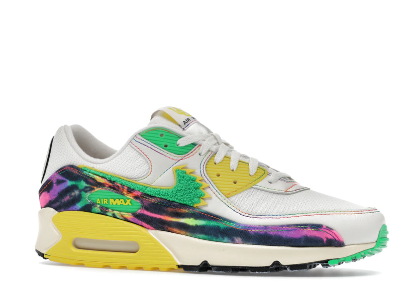 Nike Air Max 90 Grateful Dead University Of Oregon Grateful Ducks - Sail/Green Shock/Yellow Strike - IM2511-100 - 02