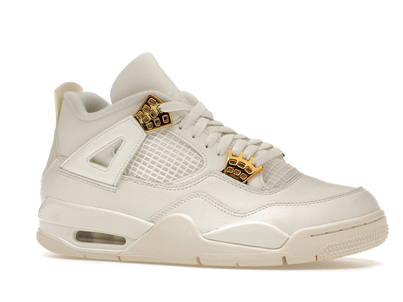 Air Jordan 4 Retro Metallic Gold - Sail/Metallic Gold/Black - AQ9129-170 - 02