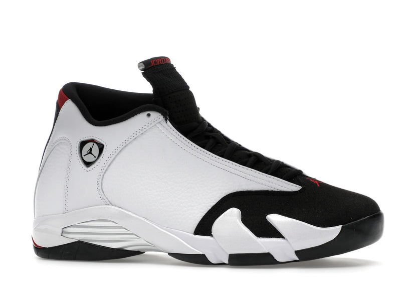 Air Jordan 14 Retro Black Toe (2024) - White/Varsity Red/Black/Metallic Silver - 487471-160 - 02