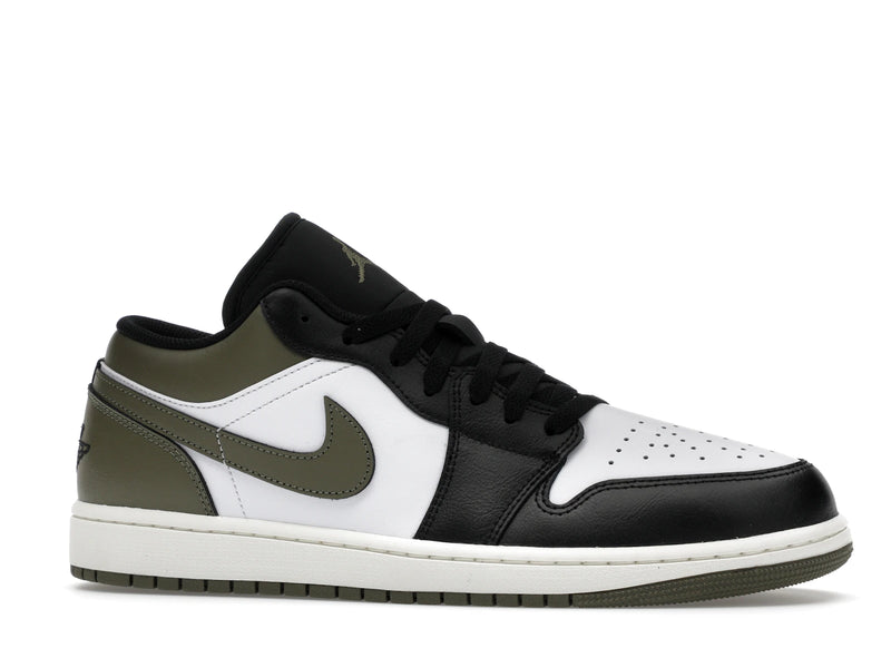 Air Jordan 1 Low Black Toe Medium Olive - Black/Medium Olive/White - 553558-092 - 02