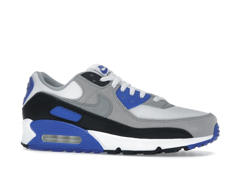 Nike Air Max 90 Hyper Royal - White/Light Smoke Grey/Black/Particle Grey - DM0029-112 - 02