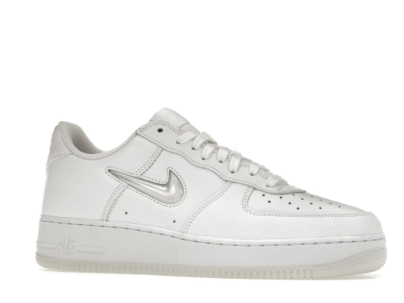 Nike Air Force 1 Low '07 Retro Color of the Month Jewel Swoosh Triple White - White/White-White - FN5924-100 - 02