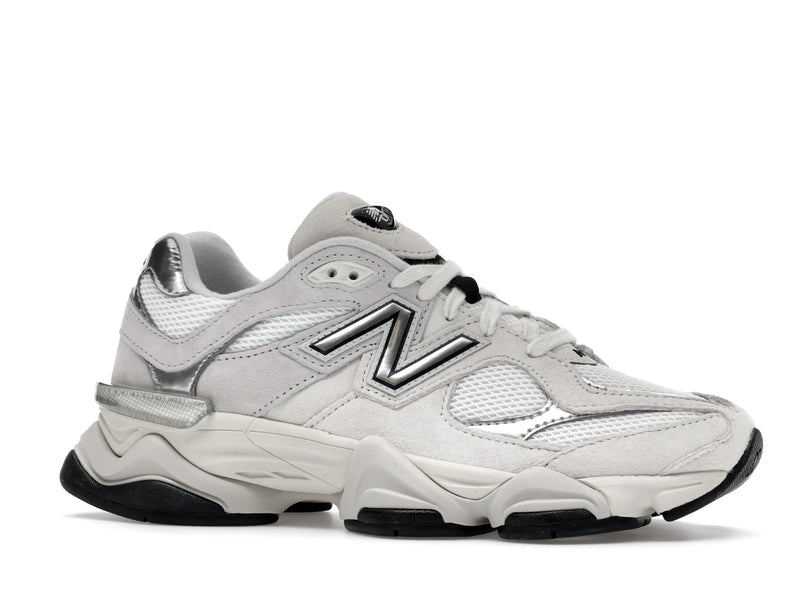 New Balance 9060 White Black Metallic Silver - White/Black/Metallic Silver - U9060JRB - 02
