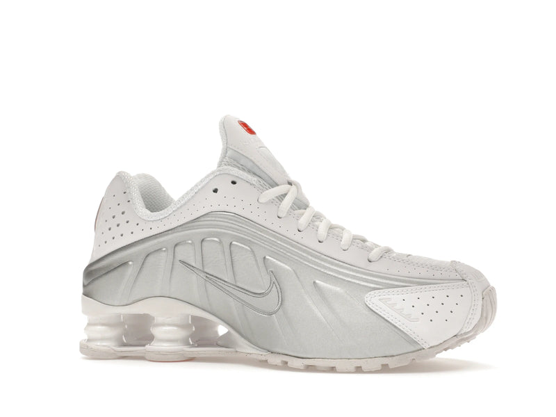 Nike Shox R4 White Metallic (W) - White/White-Metallic Silver-Max Orange - AR3565-101 - 02