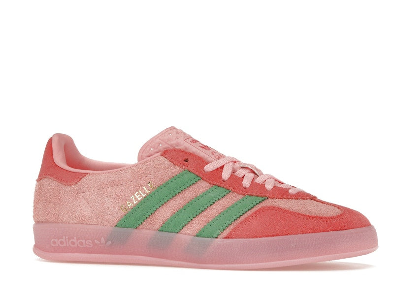 adidas Gazelle Indoor Semi Pink Spark Preloved Scarlet (Women's) - Semi Pink Spark/Preloved Green/Preloved Scarlet - IG6782 - 02