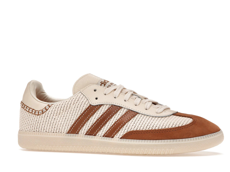Adidas Samba Wales Bonner Cream White - Cream White/Brown/Cream White - FX7720 - 02