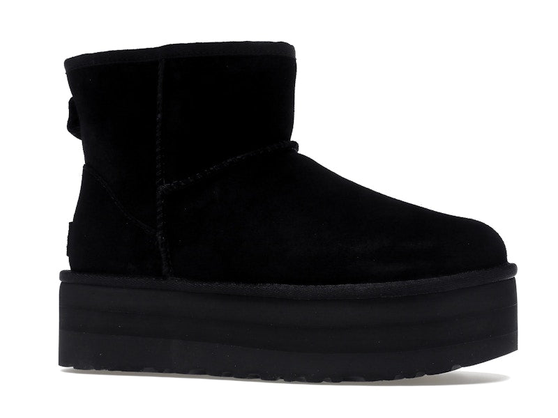 UGG Classic Mini Platform Boot Black (W) - view 2