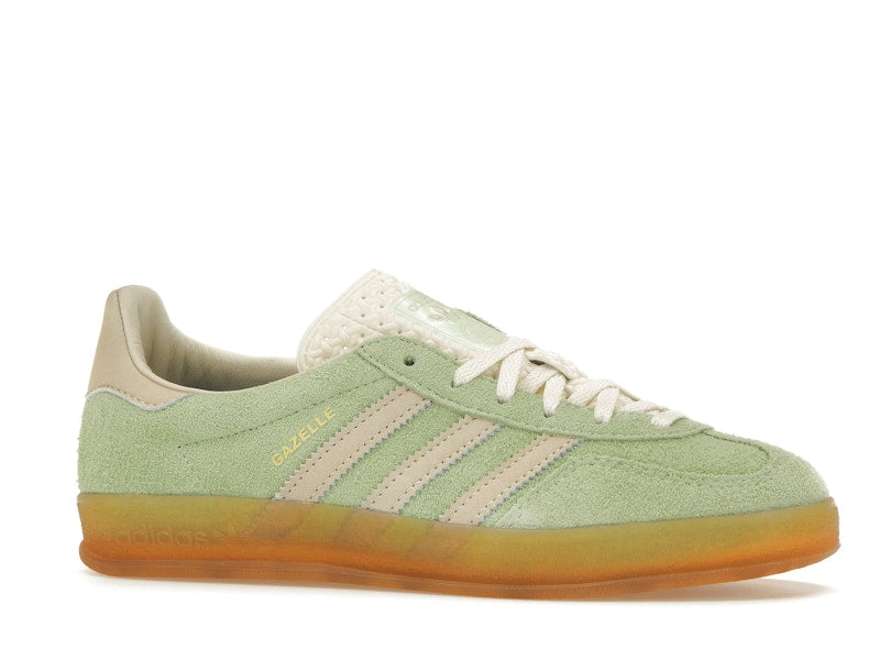 adidas Gazelle Indoor Semi Green Spark (Women's) - Semi Green Spark/Almost Yellow/Cream White - IE2948 - 02