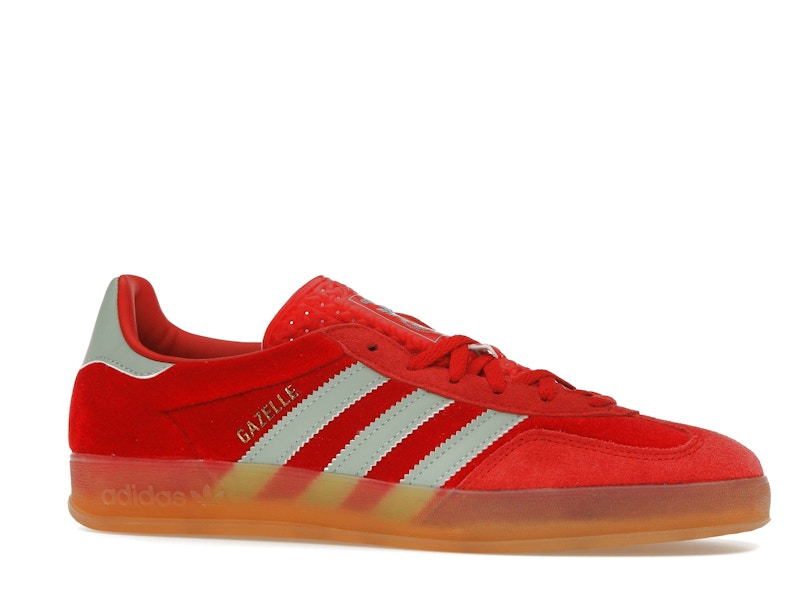 adidas Gazelle Indoor Better Scarlet Hazy Green (Women's) - Better Scarlet/Hazy Green/Gum - IG6786 - 02