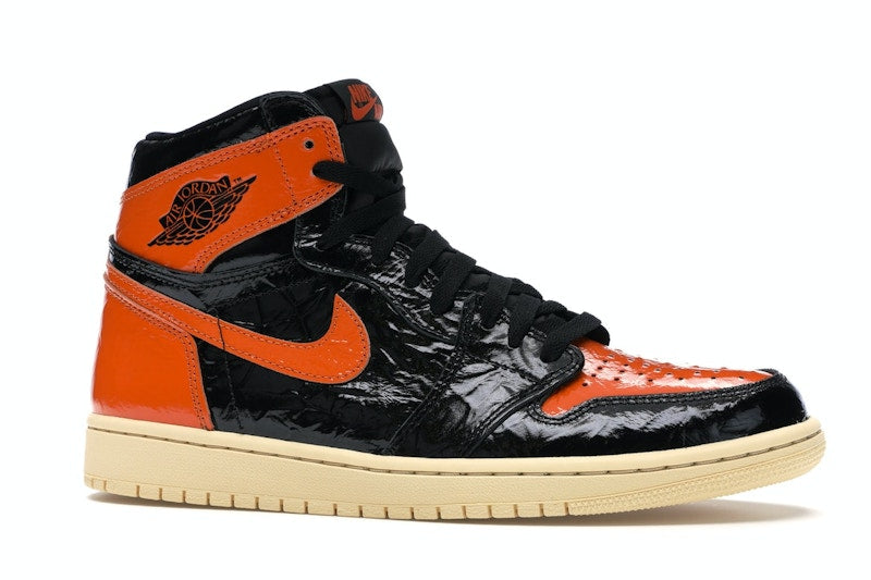 Air Jordan 1 Retro High Shattered Backboard 3 - Black/Pale Vanilla-Starfish - 555088-028 - 02