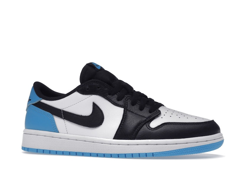 Jordan 1 Retro Low OG Black Dark Powder Blue (Women's) - vue 3