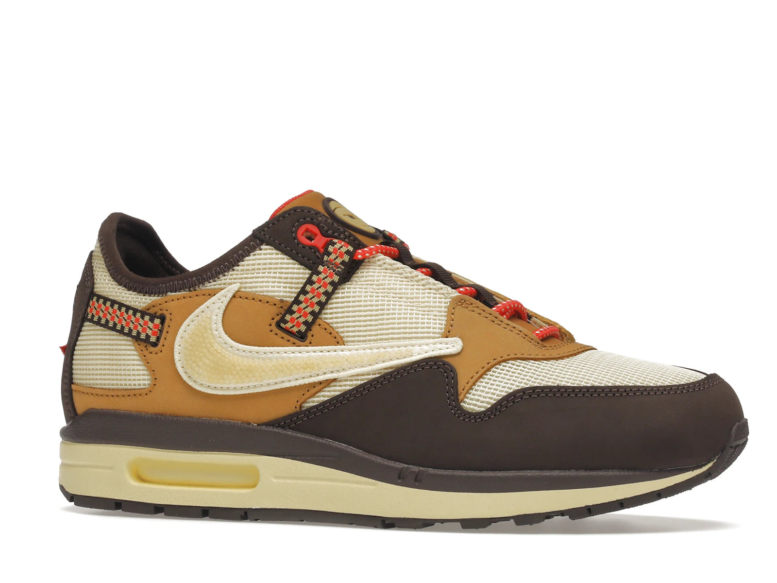 Nike Air Max 1 Travis Scott Baroque Brown - Baroque Brown/Lemon Drop-Wheat-Chile Red - DO9392-200 - 02