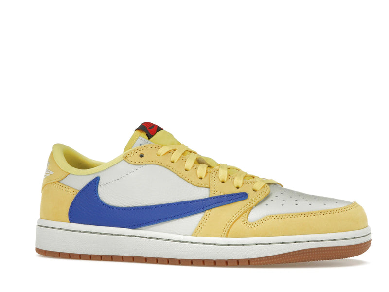 Air Jordan 1 Retro Low OG SP Travis Scott Canary - Canary/Racer Blue/Light Silver/Gum Medium Brown - DZ4137-700 - 02