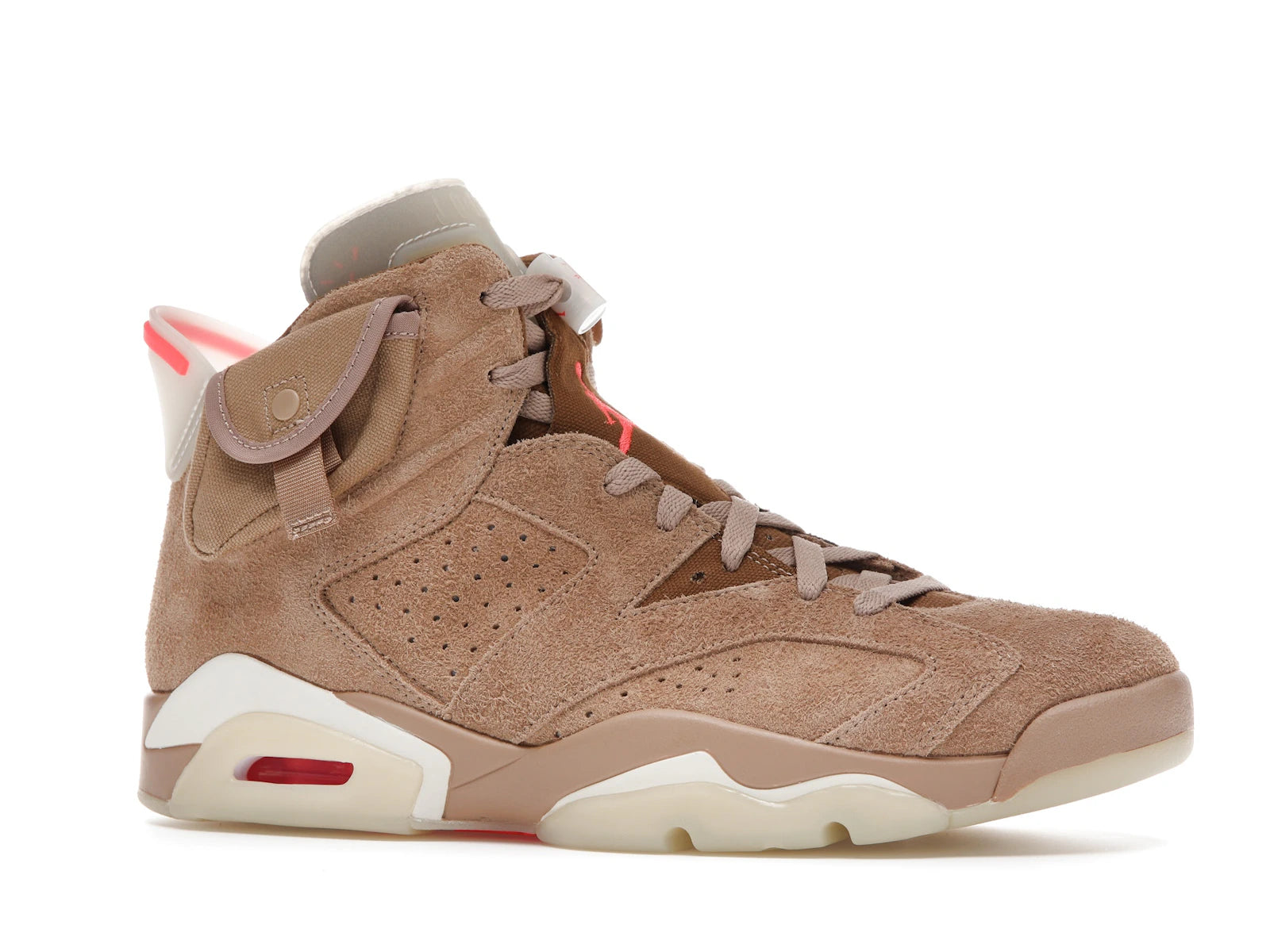 Air Jordan 6 Retro Travis Scott British Khaki - British Khaki/Sail-Bright Crimson - DH0690-200 - 02