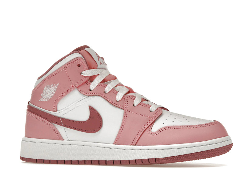 Air Jordan 1 Mid Valentines Day (2023) (GS) - Coral Chalk/Desert Berry/White - DQ8423-616 - 02
