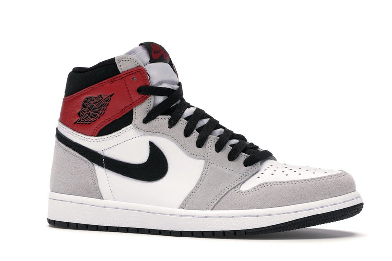 Air Jordan 1 Retro High Light Smoke Grey - White/Black-Light Smoke Grey-Varsity Red - 555088-126 - 02