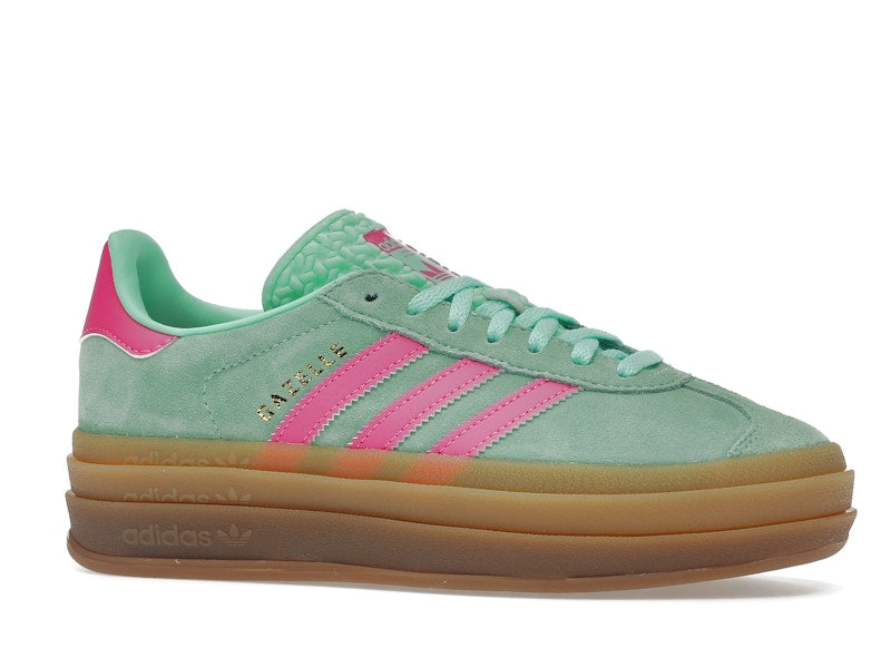 adidas Gazelle Bold Pulse Mint Pink (Women's) - Pulse Mint/Screaming Pink/Gum - H06125 - 02