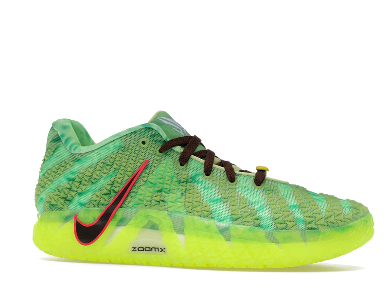 Nike JA 3 Zombie - Light Lemon Twist/Hemp/Bright Crimson/Black - HV9923-700 / HV9924-700 - 02