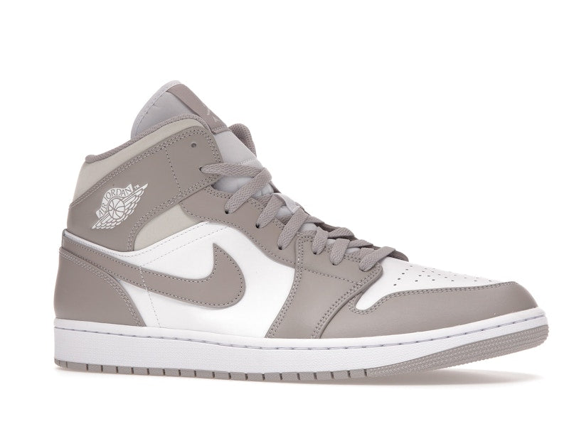 Air Jordan 1 Mid Linen - White/Linen-Linen - 554724-082 - 02