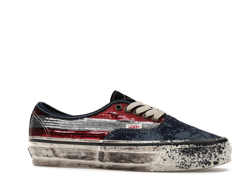 Vans Premium Authentic La Habana Red Navy - Red/Navy - VN000DB8Z11 - 02