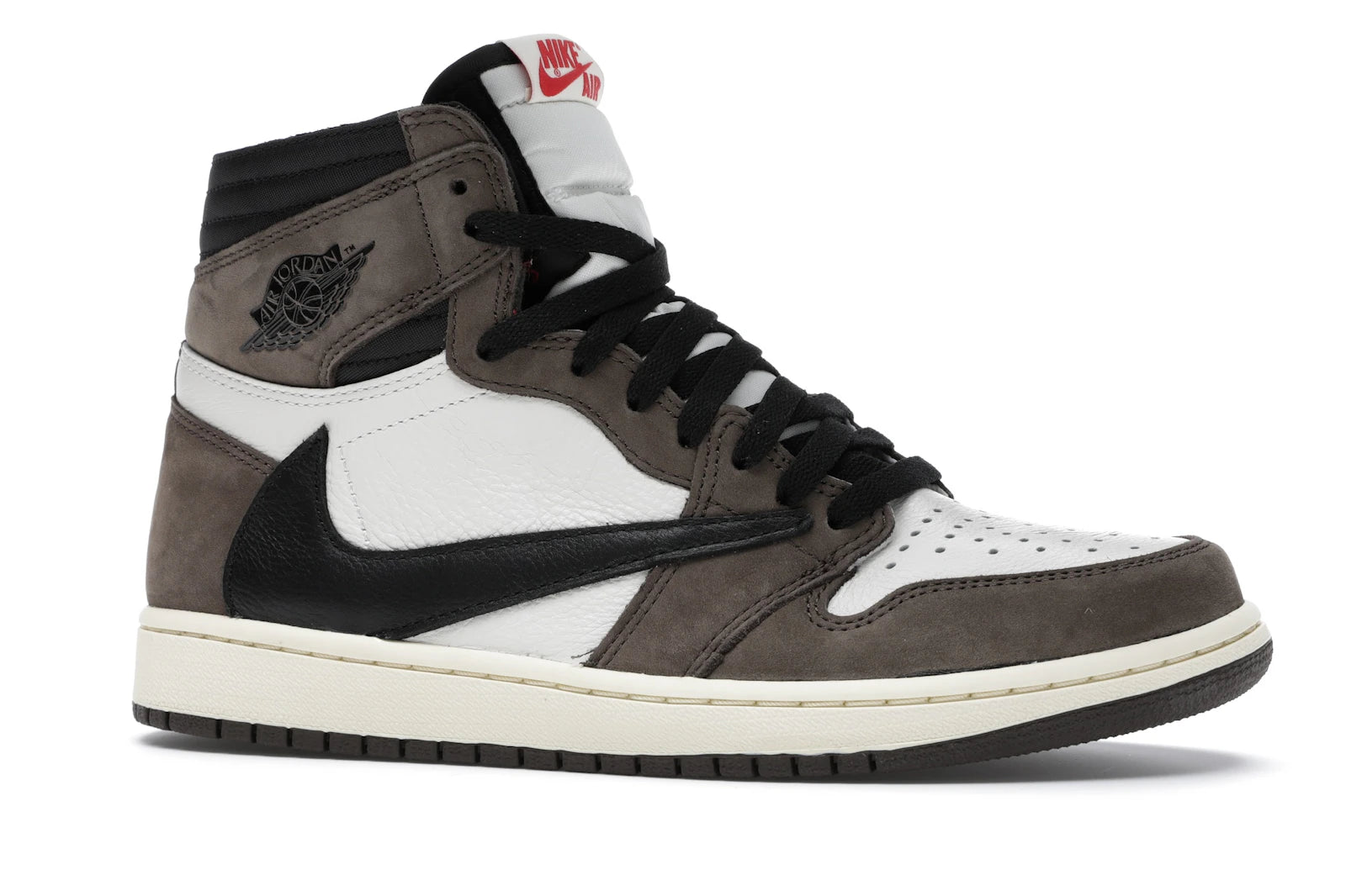 Air Jordan 1 Retro High Travis Scott - Sail/Black-Dark Mocha-University Red - CD4487-100 - 02