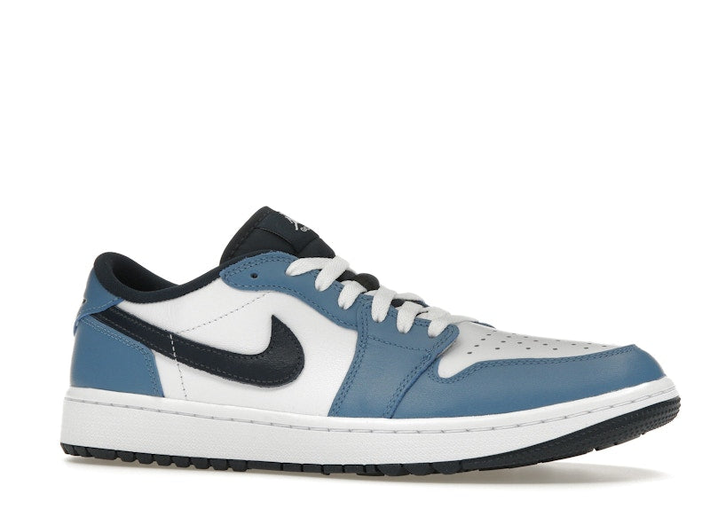 Jordan 1 Low Golf White Aegean Storm - vue 3