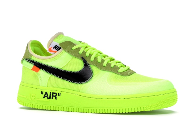 Nike Air Force 1 Low Off White Volt - vista 2