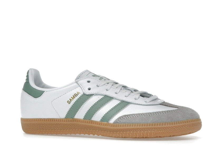 Adidas Samba OG Cloud White Silver Green (GS) - Cloud White/Silver Green/Gum - JP5479 - 02