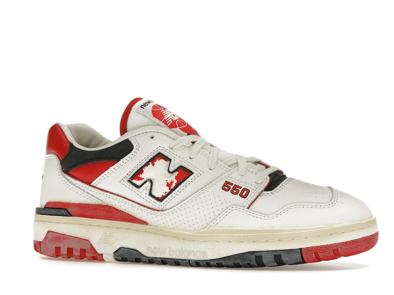 New Balance 550 Vintage Pack Team Red - Sea Salt/Team Red/Black - BB550VGA - 02
