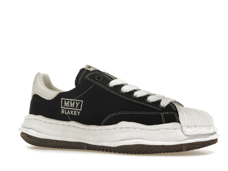 Mihara Yasuhiro Blakey OG Sole Canvas Low Black - Black/White - A08FW735 - 02