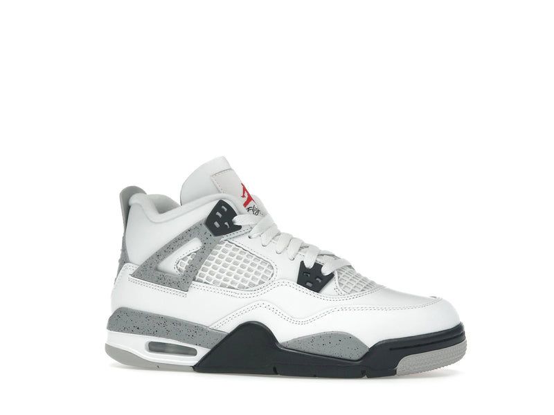 Air Jordan 4 Retro White Cement (2025) (GS) - Summit White/Fire Red-Tech Grey-Black - IB4171-100 - 02