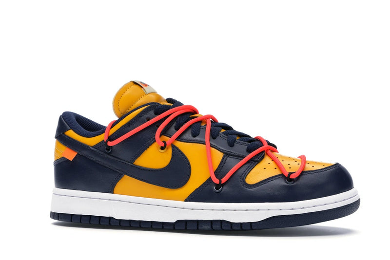 Nike Dunk Low Off White Michigan - University Gold/Midnight Navy-White - CT0856-700 - 02