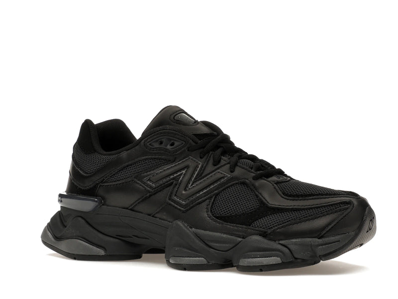 New Balance 9060 Triple Black Leather - U9060NRI - 03