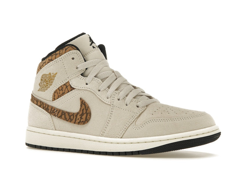 Air Jordan 1 Mid SE Brown Elephant - vue 3