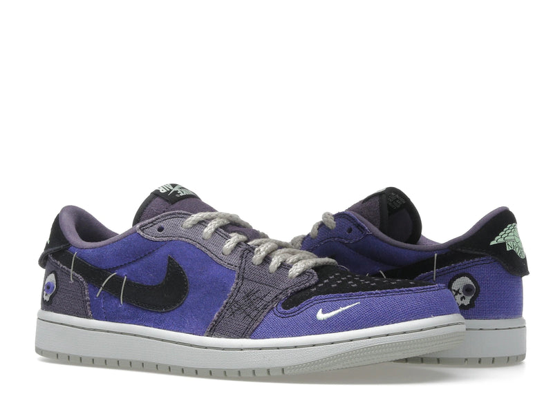 Air Jordan 1 Retro Low OG Zion Williamson Voodoo Alternate - Regency Purple/Vapor Green/Black/Dark Raisin/Daybreak/Light Silver - IH2309-500 - 03