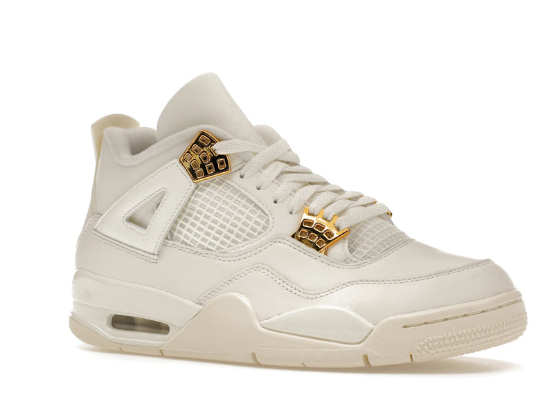 Air Jordan 4 Retro Metallic Gold - Sail/Metallic Gold/Black - AQ9129-170 - 03