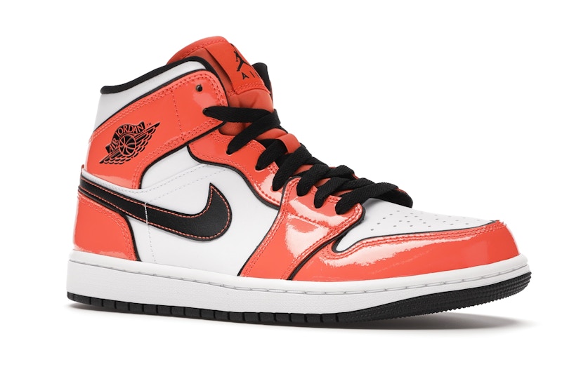 Air Jordan 1 Mid SE Turf Orange - Turf Orange/Black/White - DD6834-802 - 03