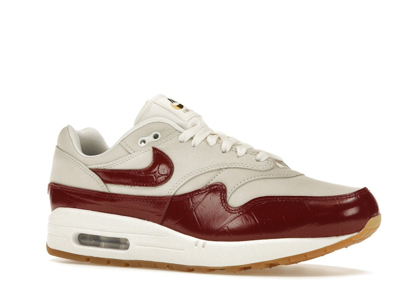Nike Air Max 1 LX Team Red (Women's) - Sail/Sail/Gum Light Brown/Team Red - FJ3169-100 - 03