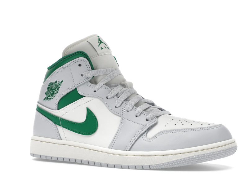 Air Jordan 1 Mid White Pure Platinum Pine Green - Summit White/Pure Platinum/Sail/Pine Green - DQ8426-142 - 03